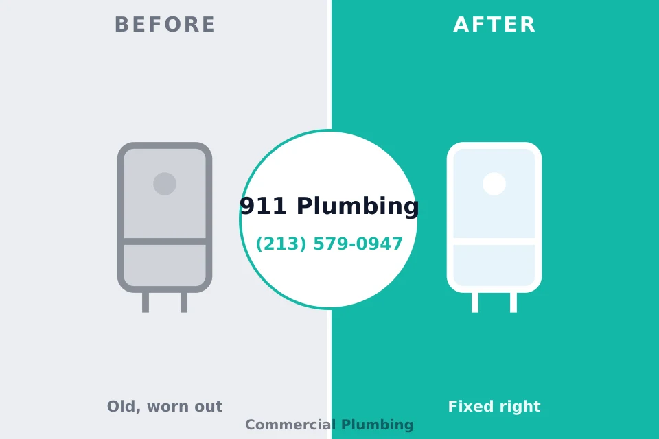 Before and after: plumbing company Copperas Cove, TX